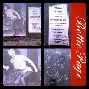 Bettie Page Plaque